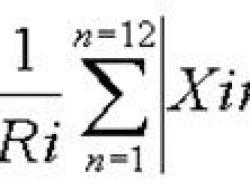 Rainfall seasonality equation