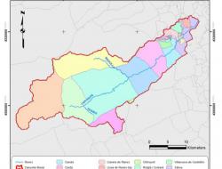 Municipalities of the Canyoles River basin
