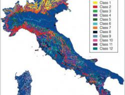 Forest distribution in Italy