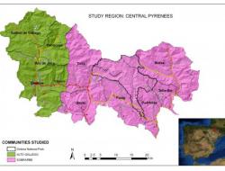 Location of the Central Pyrenees study site