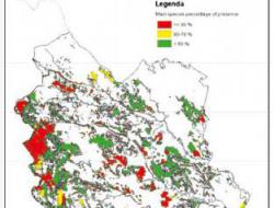 Forest types with different biodiversity levels, Matera