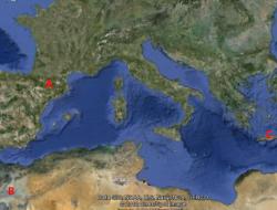 Location of grazing land study sites