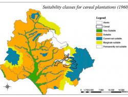 Suitability for cereals: 1960