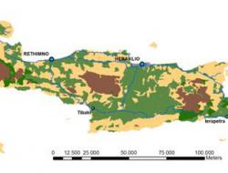 Map of main ecosystems