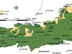 Map of ecosystem types