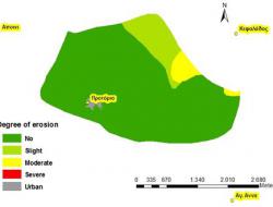 Soil erosion map