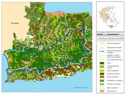 Map of land use 2000