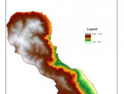 Digital elevation map