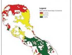 Biodiversity index map