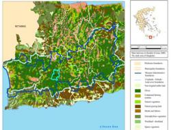Map of land use 1961 to 2000