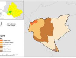 Map of soil types