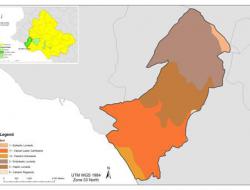 Map of soil types