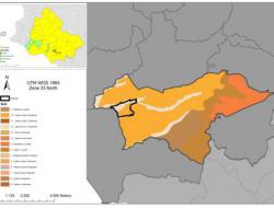 Map of soil types