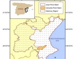Júcar river basin and Canyoles river watershed locations