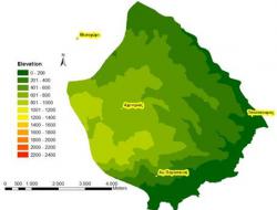 Altitude map