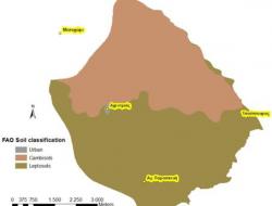 Map of soil types