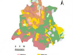 Map of soil types