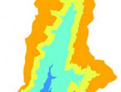 Map of altitude