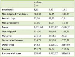 Land cover and changes